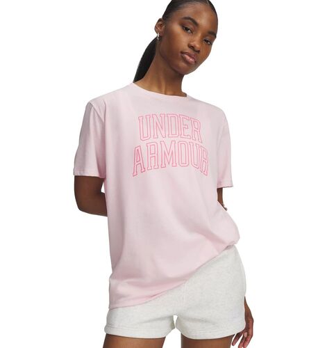 Under Armour Rival Os Campus Tee - prime pink
