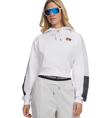 Under Armour Sport Terry Trend Hoodie - white