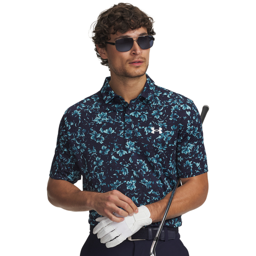 Under Armour Ua Matchplay Printed Polo - midnight navy