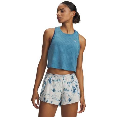 Under Armour Tech Sport Mesh Crop Tank - boundless blue