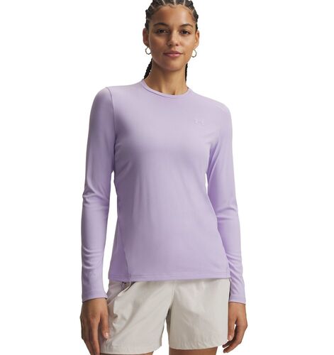 Under Armour W Explor Upf Ls Crew - purple crest