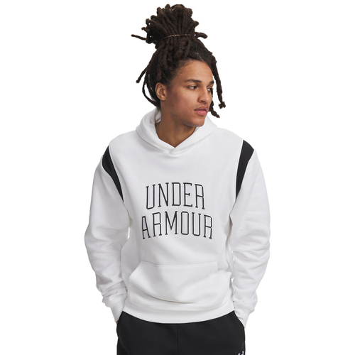 Under Armour Ua Rival Fleece Nov Hoodie - white