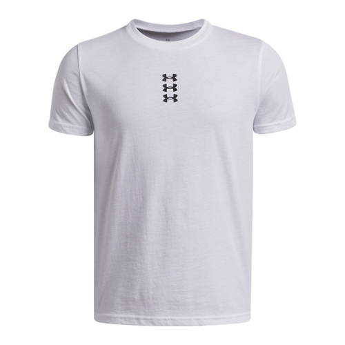 Under Armour Ua B Hoops Triple Logo Ss - white