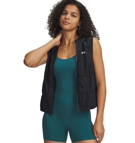 Under Armour Ua Rival Woven Ruched Vest - black