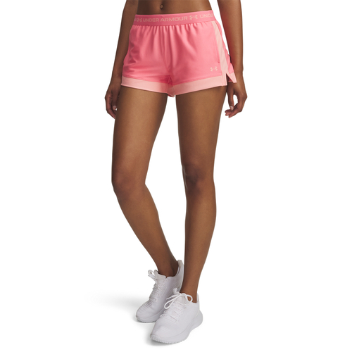 Under Armour Tech Play Up 3In Colorblock - bittersweet pink