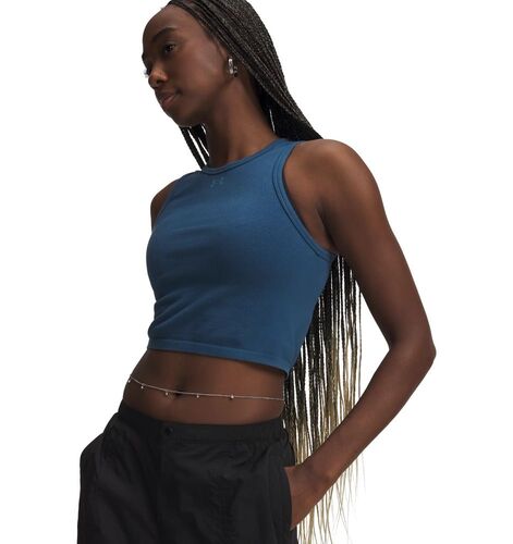 Under Armour Seamless Cotton Hand Tank - wham blue