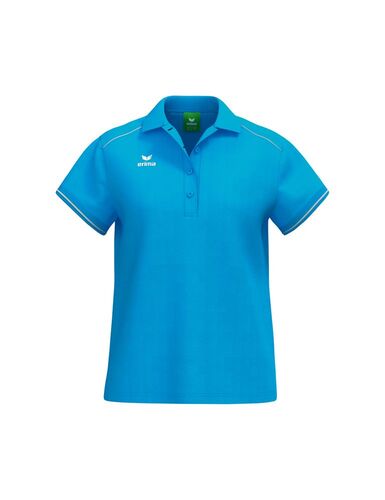 Erima Cmpt Poloshirt - curacao/white