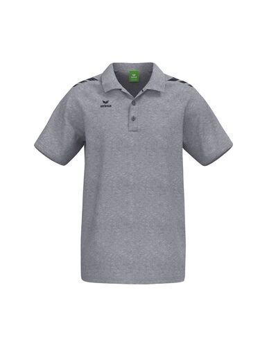 Erima Cmpt 3 Wings Poloshirt - grey-melange/black