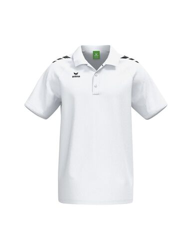 Erima Cmpt 3 Wings Poloshirt - white/black
