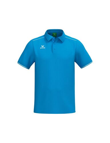 Erima Cmpt Poloshirt - curacao/white