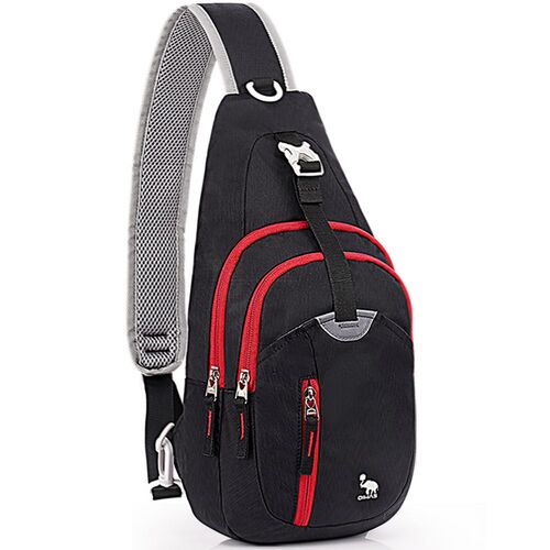 Oiwas Umh�ngetasche-Schwarz-Rot Ocb4726_01#00wa
