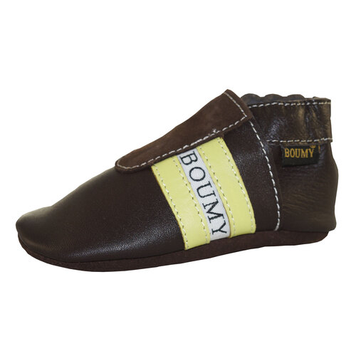Boumy Trackshoe Leder Krabbelschuhe Lauflernschuhe Babyschuhe braun 2312