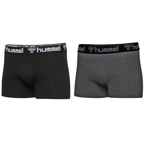 2er Pack Hummel HMLMARS BOXERS schwarz/grau 203433-1070