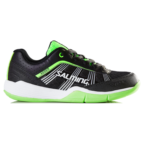 Salming Adder Indoor Handballschuhe Hallenschuhe schwarz/gr�n 1237096-0106