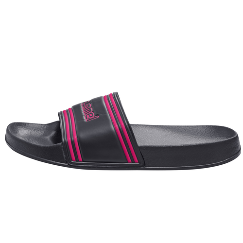 Hummel Pool Slide JR Badeschuhe dunkelblau/pink 204050-1009