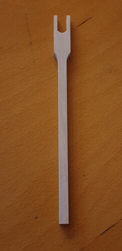 10 St�ck Wei�buche Massivholz Gabel Stab ca. 145x5x5mm Holzabschnitte Hainbuche Bastelholz H�lzer 