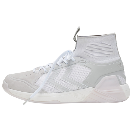 Hummel Algiz Mid Indoor Handballschuhe Sneaker wei�/grau 212114-7097