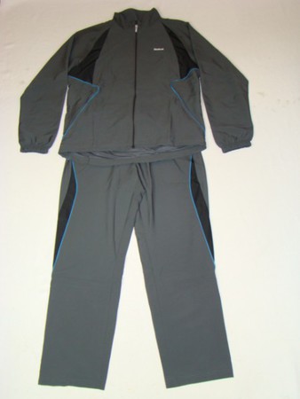 Reebok MDOB Tracksuit Trainingsanzug grau/schwarz/blau