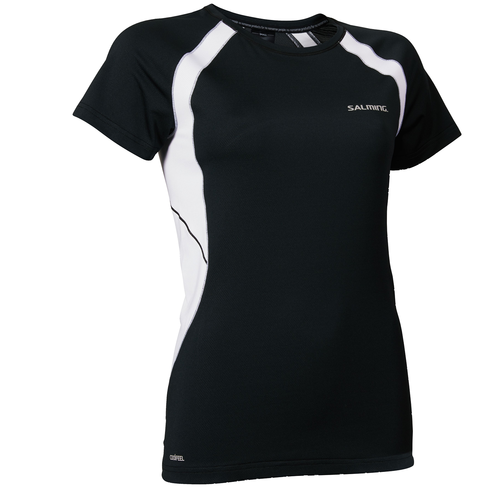 Salming Nova Tee Shirt Sportshirt T-Shirt schwarz/wei� 1278668-0107