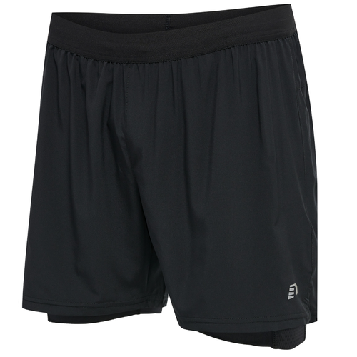 Newline Core Running 2 in 1 Herren Shorts kurze Hose Laufhose schwarz 510112-2001