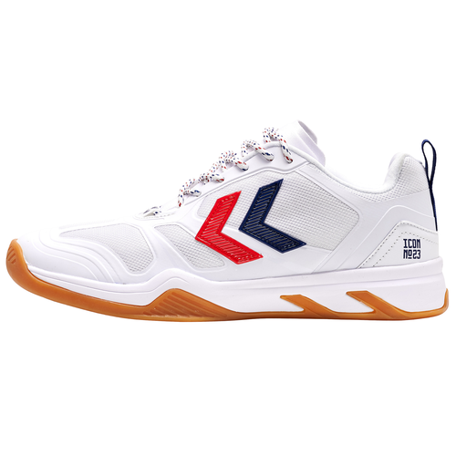 Hummel Uruz 2.0 Icon NO23 Indoor Hallenschuhe Handballschuhe wei�/blau/rot 215185-9368