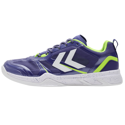 Hummel Uruz 2.0 Indoor Hallenschuhe Handballschuhe blau/wei�/neon 215183-7015