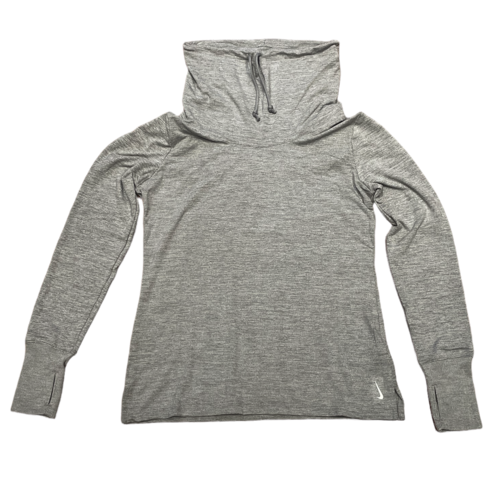 Nike Yoga Dri Fit Crew Ess Longsleeve Jersey mit hohem Kragen grau DO2727-073