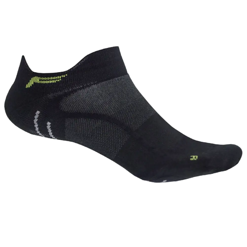 F-Lite Road Bike Comfort Footie Socken Fahrradsocken Funktionssocken Sneakersocken schwarz/grau/gr�n 24-4509-7-0014