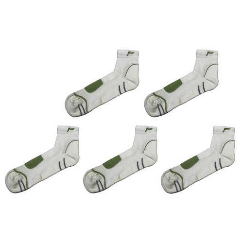 F-Lite MTB Mountainbike High CoolMax Socken Fahrradsocken Funktionssocken wei�/gr�n/grau 24-4515-8-0011 