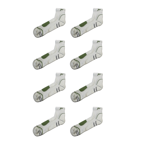 F-Lite MTB Mountainbike High CoolMax Socken Fahrradsocken Funktionssocken wei�/gr�n/grau 24-4515-8-0011 