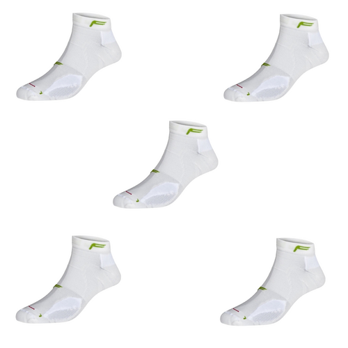 F-Lite Running P-200 Socken Laufsocken Sportsocken kurz wei�/gr�n/rot 21-4008-7-0012 