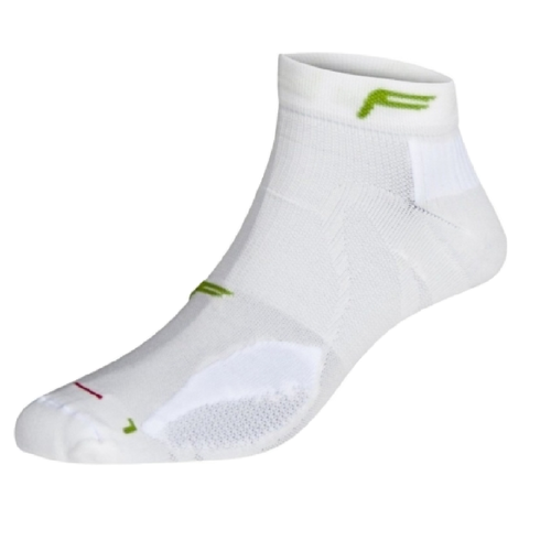 F-Lite Running P-200 Socken Laufsocken Sportsocken kurz wei�/gr�n/rot 21-4008-7-0012