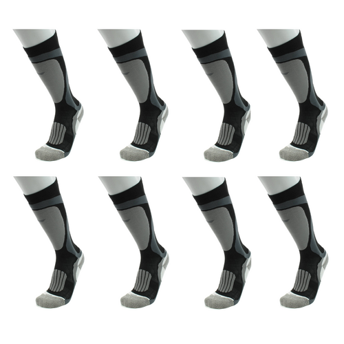 F-Lite Skiing E 100 Ski Snowboard Wintersport Thermo Socken gepolstert grau/schwarz/wei� 27-4715-4-0022 