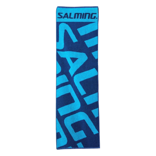 Salming Gym Towel Frottee Sporthandtuch Gesichtstuch Handtuch Fitness Sport Training 34x100cm blau 1188847-0403