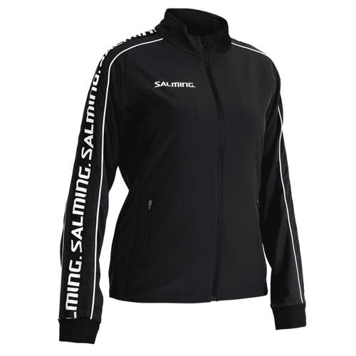 Salming Delta Jacket Damen Jacke Sportjacke Trainingsjacke schwarz/wei� 1198726-0101