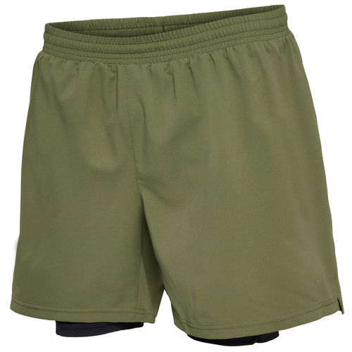 Newline NWL Dallas Shorts 2in1 Herren Running Laufshorts gr�n 510326-6264