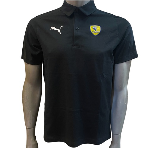 Puma RNL Rhein Neckar L�wen Liga Casuals Polo T-Shirt Handball schwarz 655310-03