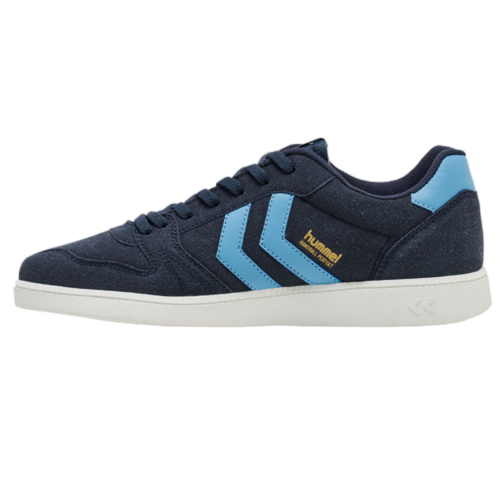 Hummel Handball Perfekt Synth. Suede Indoor Schuhe Sneaker dunkelblau/blau 222812-1009