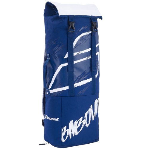 Babolat Backrack 2 Badminton Tasche Schl�gertasche Racketbag Racket Holder Rucksack Bagback blau/wei� 757014-148