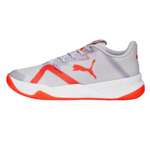Puma Accelerate Turbo Nitro II Indoor Handball Hallenschuhe Sportschuhe grau/orange 107039-02