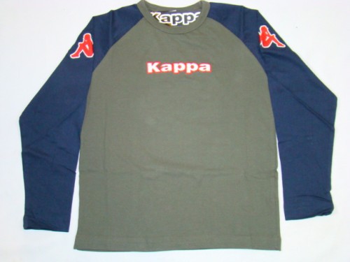 Kappa Hannover Kinder Longsleeve Sweatshirt Pullover langarm T-Shirt olive/dunkelblau