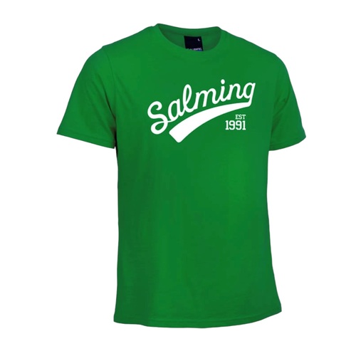 Salming Logo Tee JR Kinder T-Shirt gr�n/wei� 1167669-0606