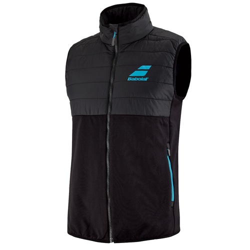 Babolat Exercise WS Padded Jacket Weste Sportweste Herrenweste schwarz/blau 4UP1123-2000