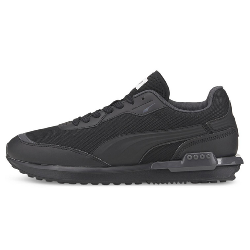 Puma City Rider Molded All Black Sneaker Sportschuhe schwarz 383411-03
