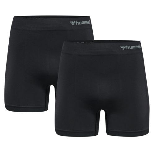 2er Pack Hummel HMLJACK Seamless Boxers Nahtlose Boxershorts schwarz 215351-2042