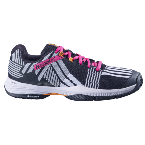Babolat Sensa Padel-Tennis Padelschuhe Sportschuhe schwarz/wei�/pink 31S23757-2041