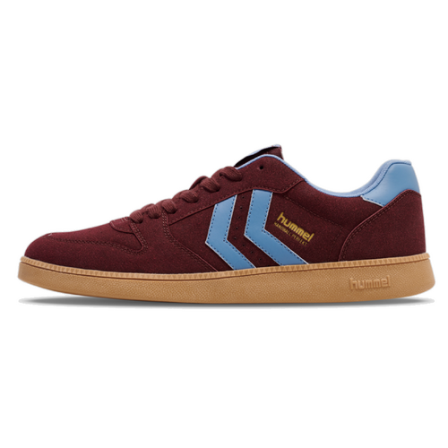 Hummel Handball Perfekt Synth. Suede Schuhe Sneaker rot/blau 222812-3699