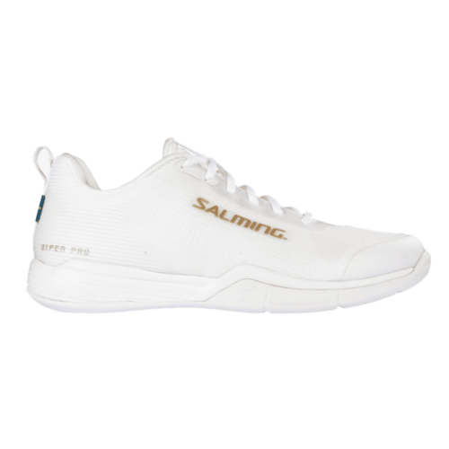 Salming Viper Pro Indoor Handballschuhe Hallenschuhe Sportschuhe wei�/gold 1234060-0740 Aktuelle Kollektion 2024