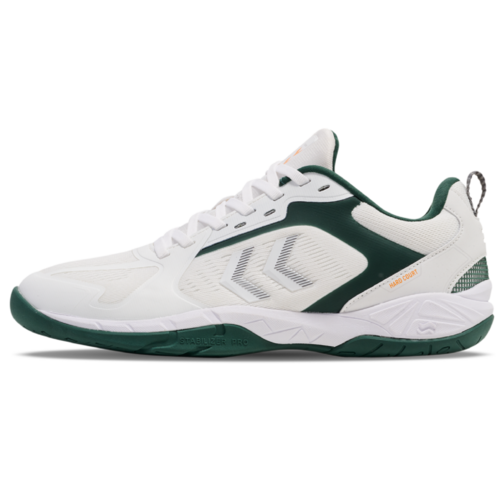 Hummel Speed Court Indoor Hallenschuhe Sportschuhe Tennisschuhe wei�/gr�n 228236-9208