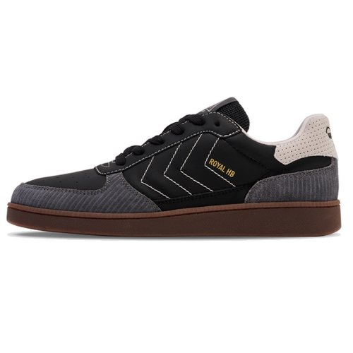 Hummel Royal EM Indoor Schuhe Sneaker grau/schwarz/beige 226242-2267